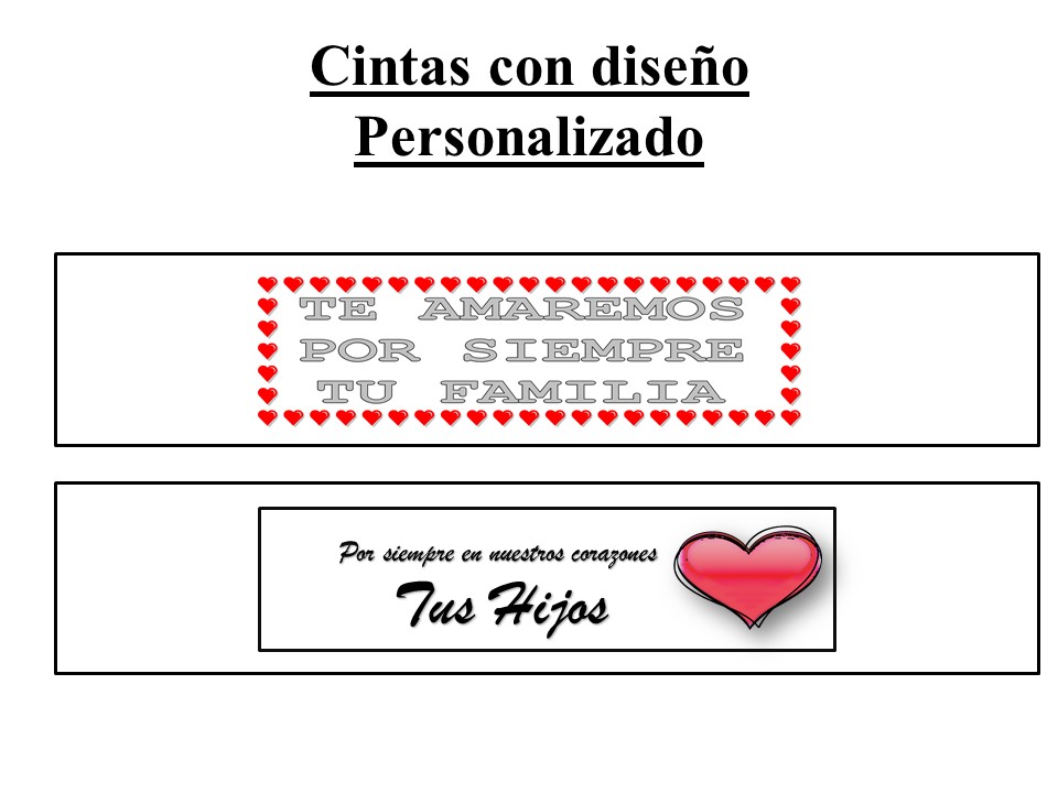 Cintas y Tarjetas de Condolencias Personalizadas 2